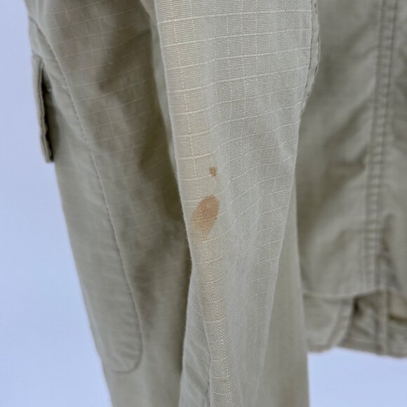 Ralph Lauren Polo Jeans Co. Beige Ripstop Button-Up Utility Jacket - Picture 7 of 15